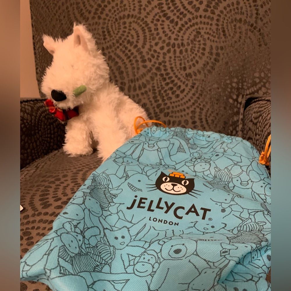 JellyCat Munro Scottie Dog 'Love You’, NWT, bag included - Picture 13 of 16
